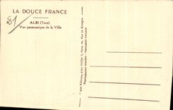 Opinion panorAmica suave de CPA Francia Albi el Tarn de la ciudad