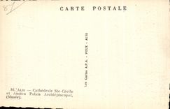 Catedral co de CPA Albi Cecile y museo arzobispal del paladar viejo