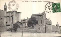 CPA Albi el palacio arzobispo del museo del viejo
