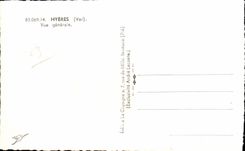 CPA Hyeres Var Vue generale