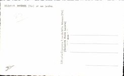 CPA Hyeres Var et ses Jardin