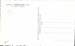 CPA Hyeres Plage Var Le Club nautique