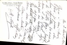 CPA La Cote d Azur French Rivera Hyeres les Palmiers Var