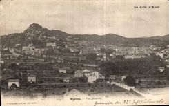 CPA La COte d Azur Hyeres Vue generale