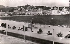 CPSM the Dimension Azure Frejus Beach Seen on St Raphoel