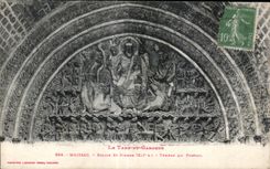 CPA Tarn and the Garonne Moissac Church St Pierre Tympanum of the gate