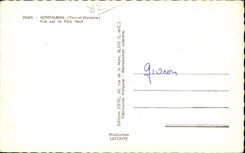 CPA Montauban el Tarn y el Garona visto en el nuevo puente