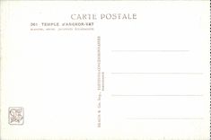 CPA Exposition Internationale de Arts Decoratifs Paris 1925 Temple d Angkor vat 