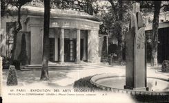 CPA Paris Exposition des Arts Decoratifs Pavillon du Commissariat Generale