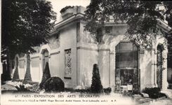 CPA Paris Exposition des Arts Decoratifs Pavillon de la ville de Paris