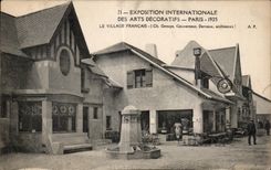 CPA Exposition Internationale Des Arts Decoratifs Paris 1925 Le Village Francais