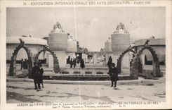 CPA Exposition Internationale des Arts Decoratifs Paris 1925 Jardin des Nympheas