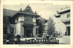 CPA Exposition Internationale des Arts Decoratifs Paris 1925 Pavillon de l Arts Colonial Francais