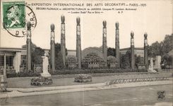 CPA Exposition Internationale des Arts Decoratifs Paris 1925 Decors Floraux