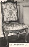 CPA Musee des Arts Decoratifs Chaise en bois sculpe