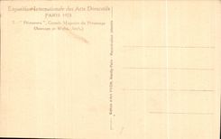 CPA Exposition Paris Des Arts Decoratifs Primavera Grands magasins du Printemps