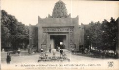 CPA Exposition Paris Des Arts Decoratifs Pavillon de Tissus et des Etoffes