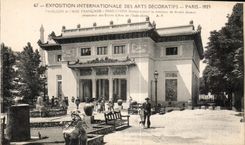 CPA Exposition Paris Des Arts Decoratifs Pavillon de Tissus et des Etoffes