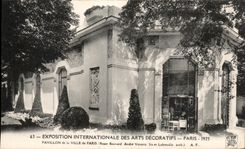 CPA Exposition Internationale des arts Decoratifs Paris 1925 Pavillon de la Ville de paris