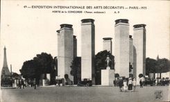CPA Exposition Internationale des arts Decoratifs Paris 1925 Porte de la Concorde