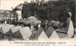 CPA Exposition Internationale des arts Decoratifs Paris 1925 Village du Jouet
