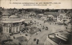 CPA Exposition Internationale des arts Decoratifs Paris 1925 Vue Generale sur l Esplanade des Invalides