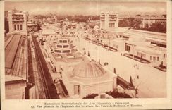 CPA Exposition Internationale des arts Decoratifs Paris 1925 vue generale de l Esplanade des Invalides