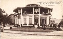 CPA Exposition des arts Decoratifs Le Pavillon du Louvre