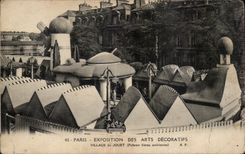 CPA Paris Exposition des arts decoratifs Village du Jouet