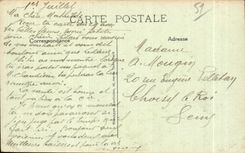 CPA the Great War 1914-17 Close to Menehould City On Peat the House of the Notary