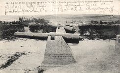 CPA the Great War 1914-17 Valmy Seen of the Plate Taken of the Monument of Kellermann