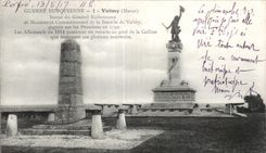 CPA European War Valmy the Marne Statue of General Kellermann