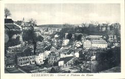 CPA Luxemborg Grund and Plateau of Rham