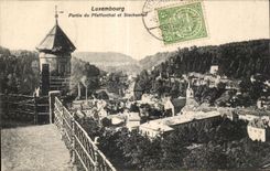 CPA Luxembourg Left Pfaffenthal and Siechenhof