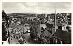 CPA Luxembourg the Plate of Rham and Grund