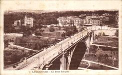 CPA Luxemburg the Bridge Adolphe
