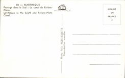 CPA Martinique Landscape in the South