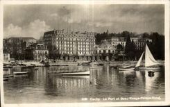 CPA Suisse Ouchy Le Port et Beau Rivage Palace Hotel