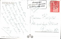 CPSM Suisse Montana et les Alpes Valaisannes