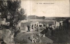 CPA Morocco Taza Market with the Grains