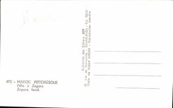 CPSM Morocco Pittoresque Celebrates has Zagora Zagora feast Folklore