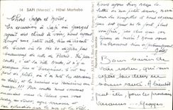 CPA Morocco Safi (Morocco) Marhaba Hotel