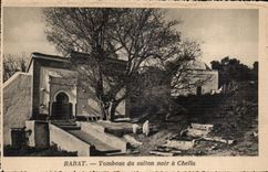 CPA Maroc Rabat Tombeau du sultan noir a Chella