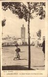 CPA Maroc Casablanca la grande mosquee et le Palais du Saltan