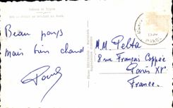 CPA Morocco Scenes and Standards Cracked going to the Souk Camel Chameau