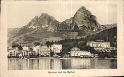 Suisse Brunnen und die Mythen