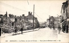 CPA Dormand the Ruins street Jean de Dormans Ruins Jean de Dormans street