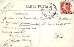 CPA Epernay Hospital Old people's home the Monument Auban Moet Romont