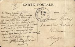 CPA the Champagne Epernay Hospital Auban Moet View