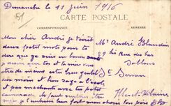 CPA War Argonne the Champagne Ruins of Neuville at the point (the Marne)